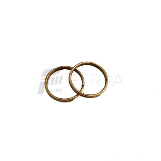Anahtarlık Halkası (2.5 cm Nikel, Antik, Sarı)