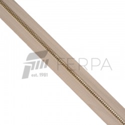 Metal Fermuar Altın 5 Metre (Kürsör Dahil) Metal Fermuar Altın 5 Metre (Kürsör Dahil)