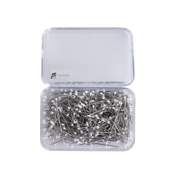 Mine Başlı Beyaz Toplu İğne (30 gram) Mine Başlı Beyaz Toplu İğne (30 gram)