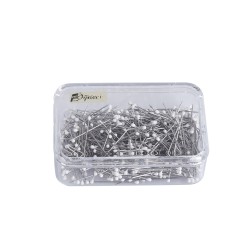 Mine Başlı Beyaz Toplu İğne (30 gram) Mine Başlı Beyaz Toplu İğne (30 gram)
