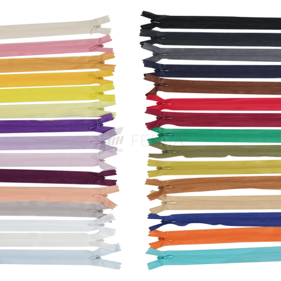 Gizli Elbise Fermuarı 50 cm Gizli Elbise Fermuarı 50 cm