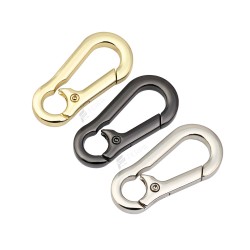 KARABİNA (SİYAH NİKEL-NİKEL-ALTIN)