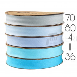 2 cm Pamuk Biye Mavi Seri (25 Metre)