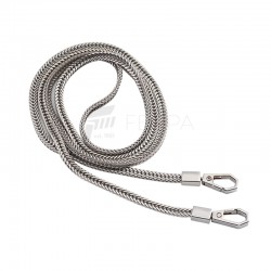 GÜMÜŞ RENGİ YILAN MODEL FREE NİKEL METAL ÇANTA ZİNCİRİ/ ASKI APARATLI 120 CM