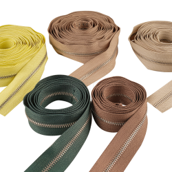 Metrelik Metal Fermuar Nikel (5 Metre/ Kürsör Dahil)