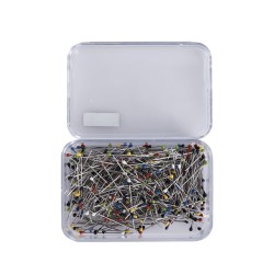 Mine Başlı Renkli Toplu İğne (30 gram) Mine Başlı Renkli Toplu İğne (30 gram)
