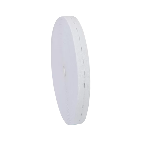 İlikli Lastik 2 cm (Siyah/Beyaz)