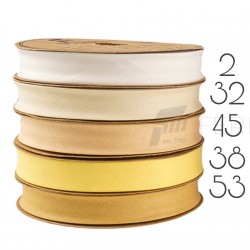 2 cm Pamuk Biye Sarı Seri (25 Metre)