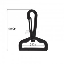 Siyah Telli Kanca (2.5 cm) Siyah Telli Kanca (2.5 cm)