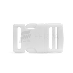 Plastik Oval Kilit (Beyaz-28 mm)